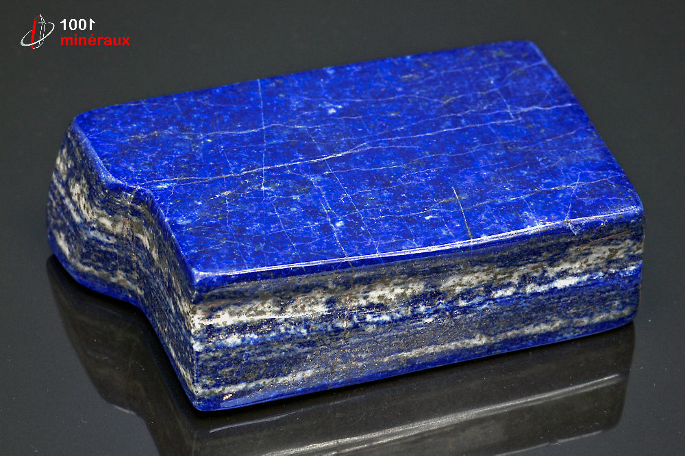 Minéral poli de lapis-lazuli en forme libre d'Afghanistan