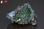 Bismuth cristallisé - Belgique - minéraux à cristaux 5 cm / 100g / BG23 - Vignette | 1001 minéraux