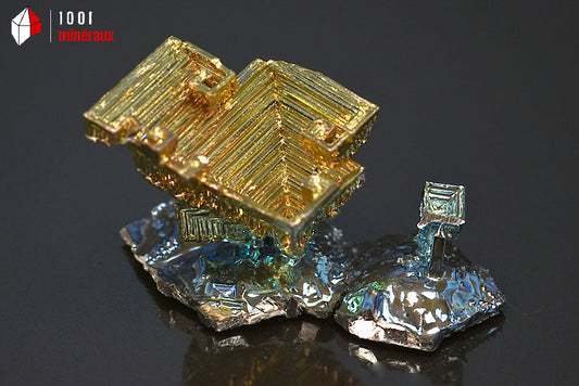 Minéral cristallisé de bismuth de Belgique