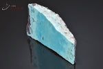 Plaque de Larimar 1 face polie - République Dominicaine - pierres polies 8,6 cm / 101 g / BG313 - Vignette | 1001 minéraux
