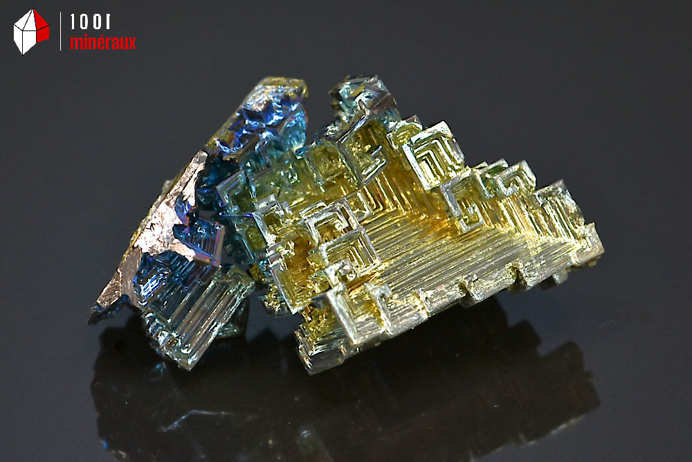 Minéral cristallisé de bismuth de Belgique
