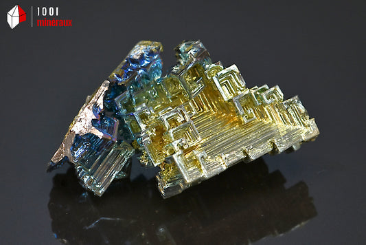 Minéral cristallisé de bismuth de Belgique
