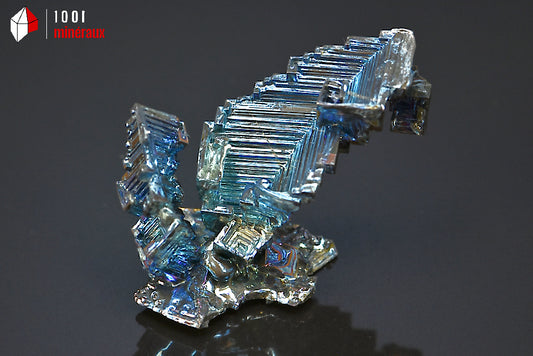 Minéral cristallisé de bismuth de Belgique