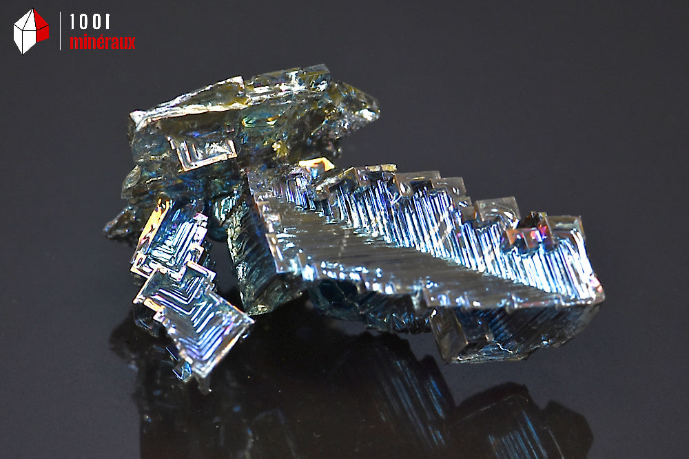 Minéral cristallisé de bismuth de Belgique