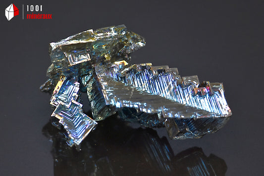 Minéral cristallisé de bismuth de Belgique
