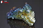 Bismuth cristallisé - Belgique - minéraux à cristaux 5,6 cm / 57g / BG34 - Vignette | 1001 minéraux