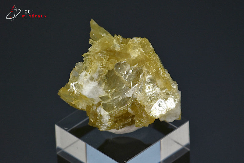 Minéral cristallisé de muscovite ou mica étoilé de Madagascar
