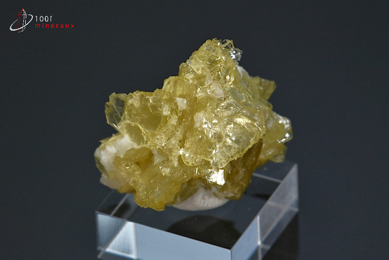 Minéral cristallisé de muscovite ou mica étoilé de Madagascar