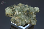 Prehnite et épidote - Maroc - minéraux à cristaux 6 cm / 64g / BG84 - Vignette | 1001 minéraux