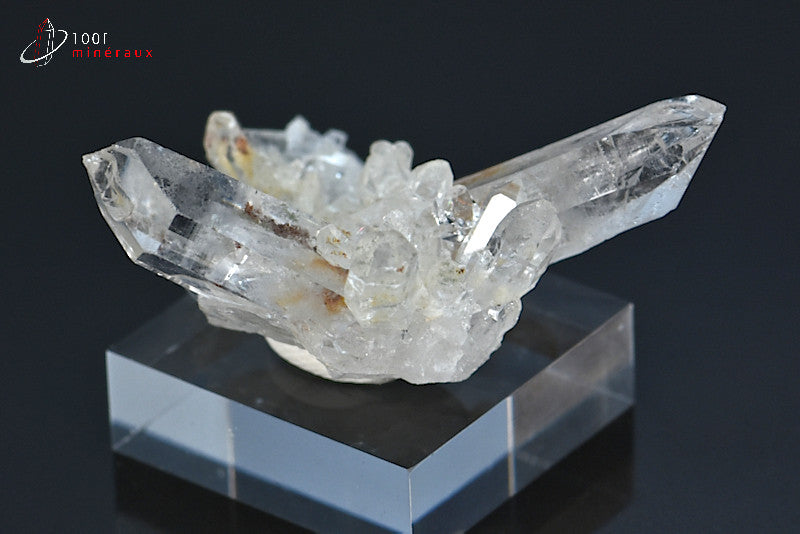 Minéral critallisé de cristal de roche du Brésil