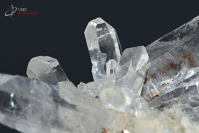 Minéral critallisé de cristal de roche du Brésil