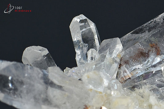 Minéral critallisé de cristal de roche du Brésil