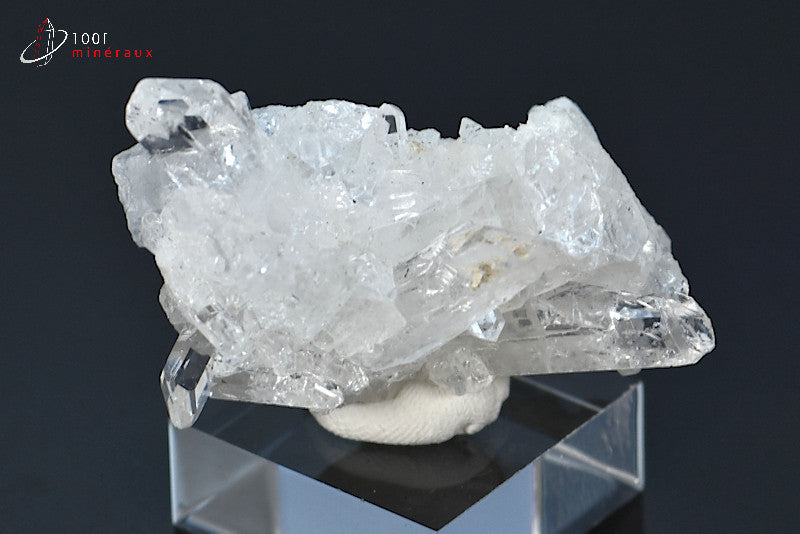 Minéral cristallisé de cristal de roche du Brésil