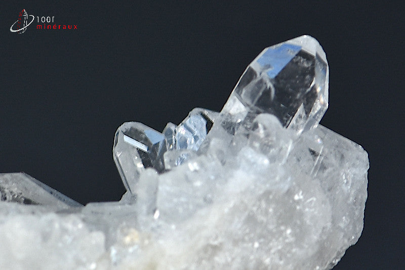 Minéral cristallisé de cristal de roche du Brésil