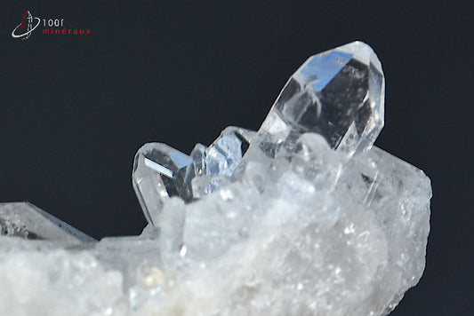 Minéral cristallisé de cristal de roche du Brésil