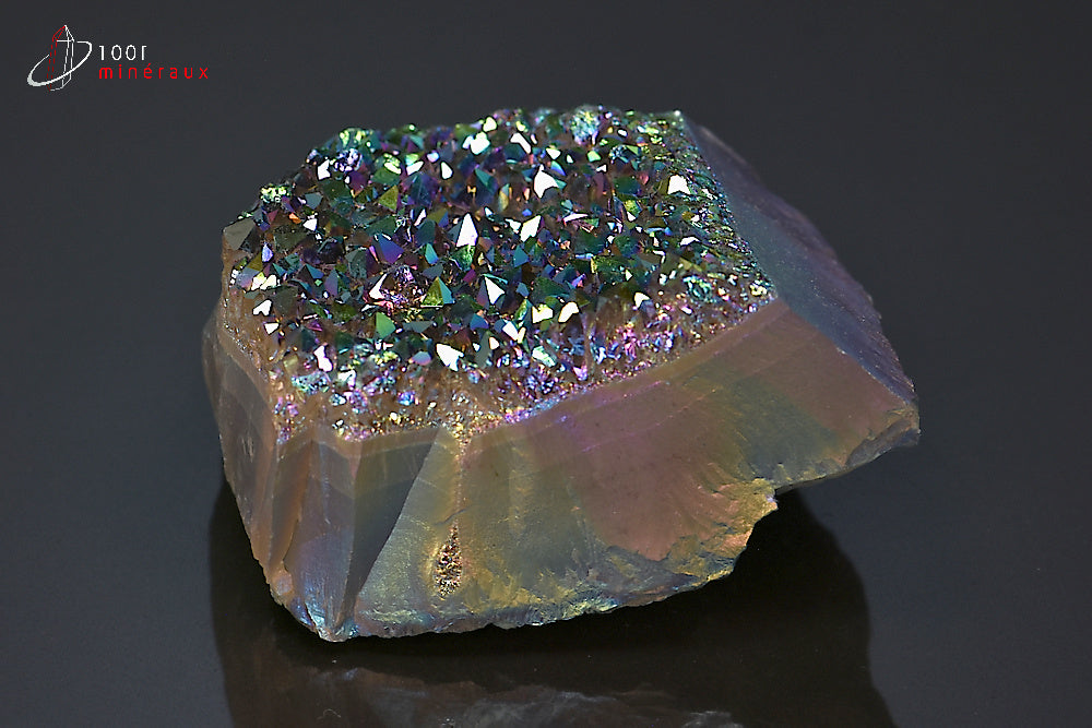 Minéral cristallisé de quartz titane des Etats-Unis