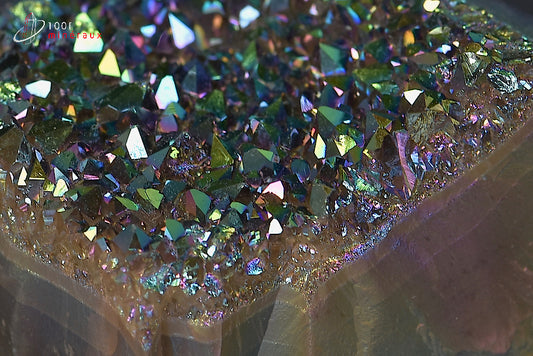 Minéral cristallisé de quartz titane des Etats-Unis