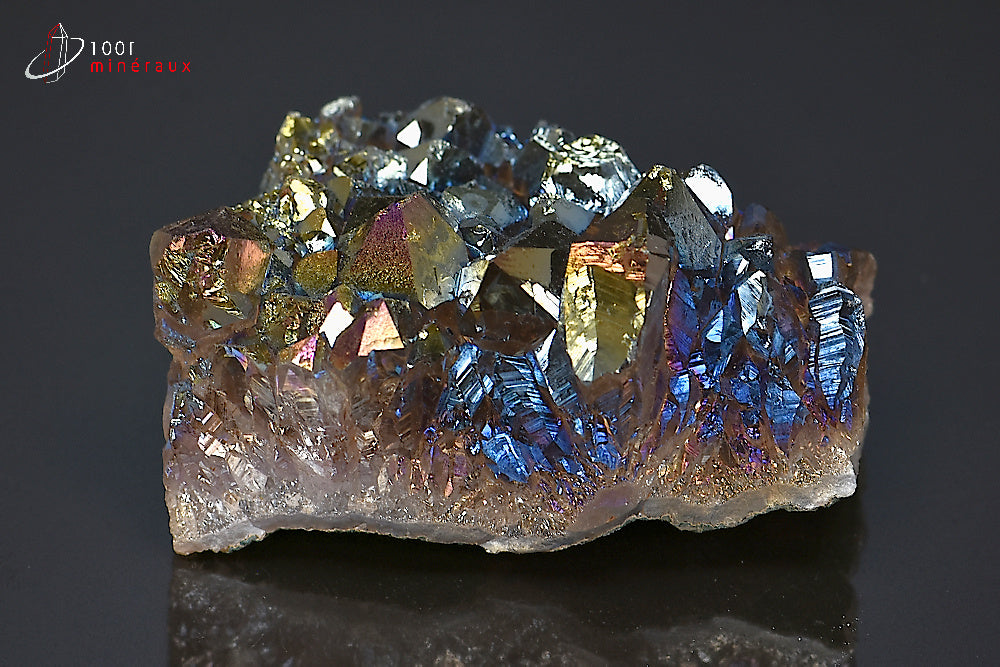 Minéral cristallisé de quartz titane des Etats-Unis