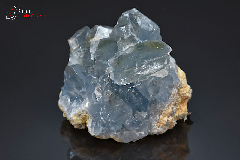 Minéral cristallisé de célestine de Madagascar