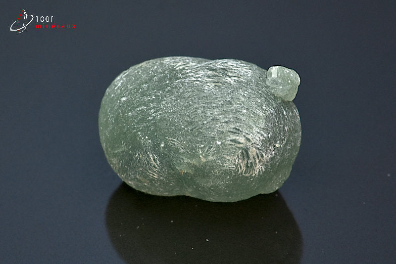 Minéral cristallisé de prehnite verte et du Mali