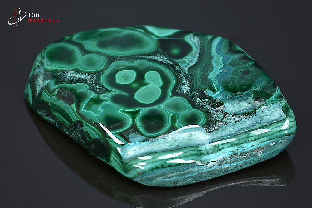 Minéral poli de chrysocolle du République démocratique du Congo
