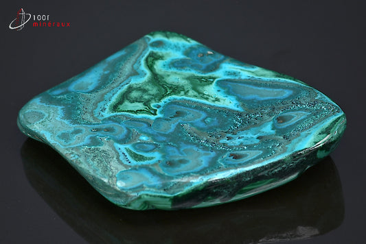 Minéral poli de chrysocolle du République démocratique du Congo