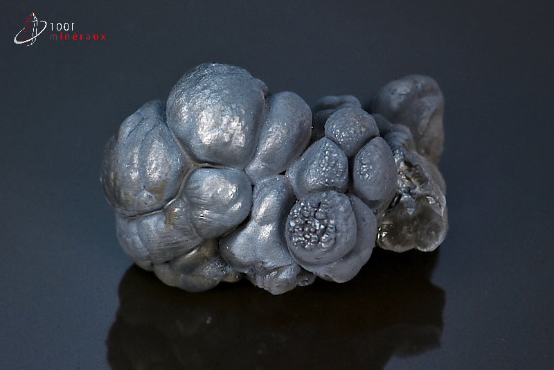 Minéral cristallisé de romanèchite noire du Brésil