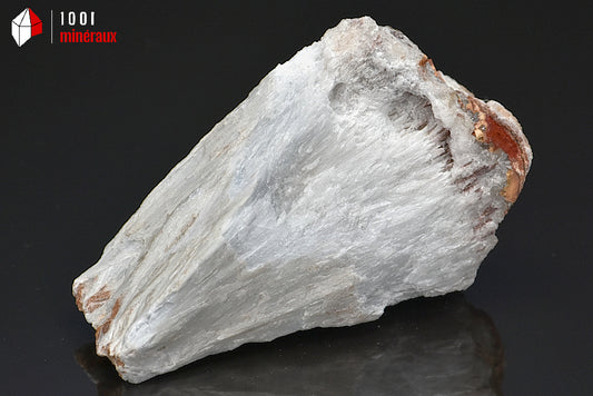 Minéral cristallisé de trémolite blanche de France