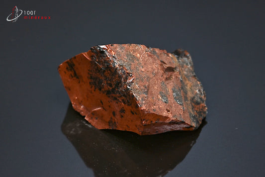 Minéral brut d'obsidienne brune tâchetée du Mexique