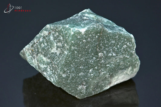Minéral d'aventurine brute verte du Brésil