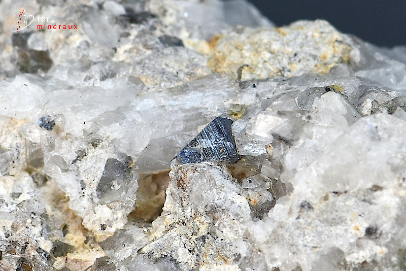 Minéral cristallisé d'anatase du Pakistan