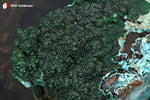 Malachite botryoïdale et Chrysocolle de la République Démocratique du Congo sur roche mère - 344 g / BJ810 - Vignette | 1001 minéraux