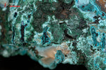 Grande Chrysocolle bleue sur Malachite - R.D. Congo - minéraux bruts 12,1 cm / 365g / BJ816 - Vignette | 1001 minéraux