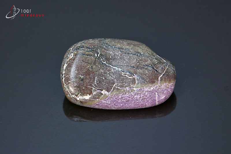 Minéral poli de stichtite violette du Canada