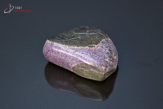 Minéral poli de stichtite violette du Canada