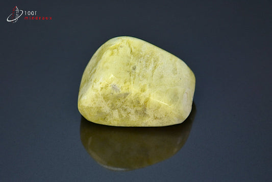 Minéral poli de serpentine verte du Pakistan