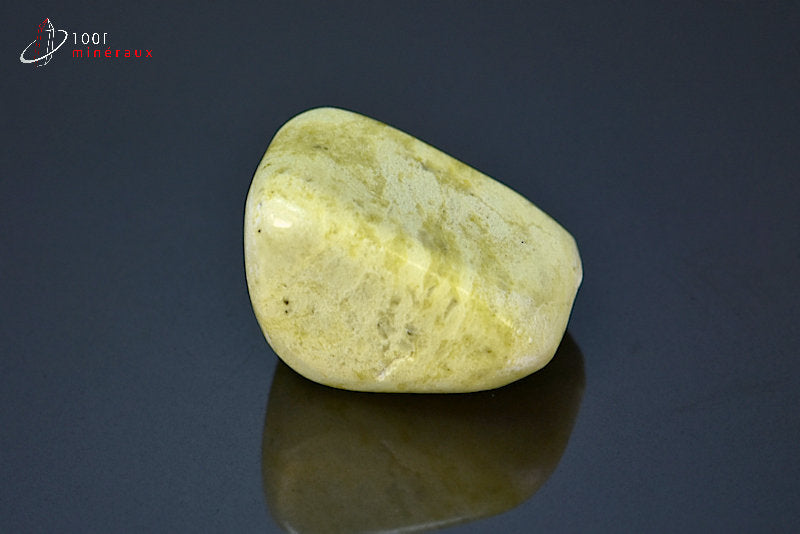 Minéral poli de serpentine verte du Pakistan