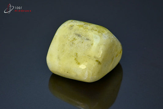 Minéral poli de serpentine verte du Pakistan