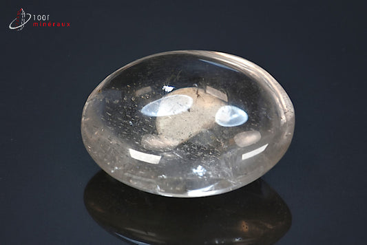 Minéral poli de cristal de roche de Madagascar