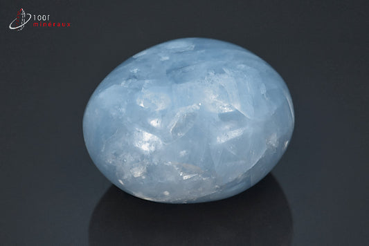 Minéral poli de calcite bleue du Mexique