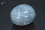 Calcite bleue polie en galet - Mexique - minéraux polis 5,5 cm / 173g / BK286 - Vignette | 1001 minéraux