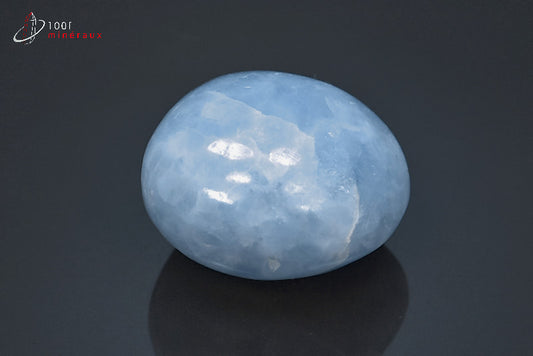 Minéral poli de calcite bleue du Mexique