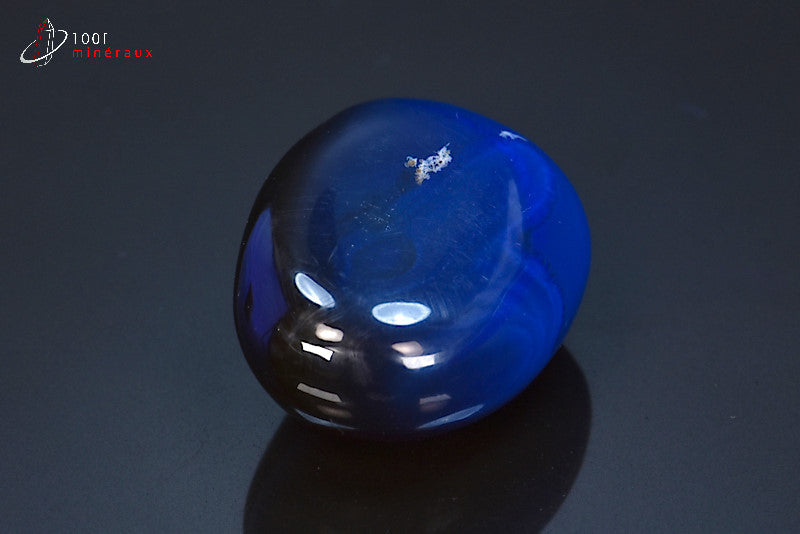 Fossile d'ambre bleu d'Indonésie