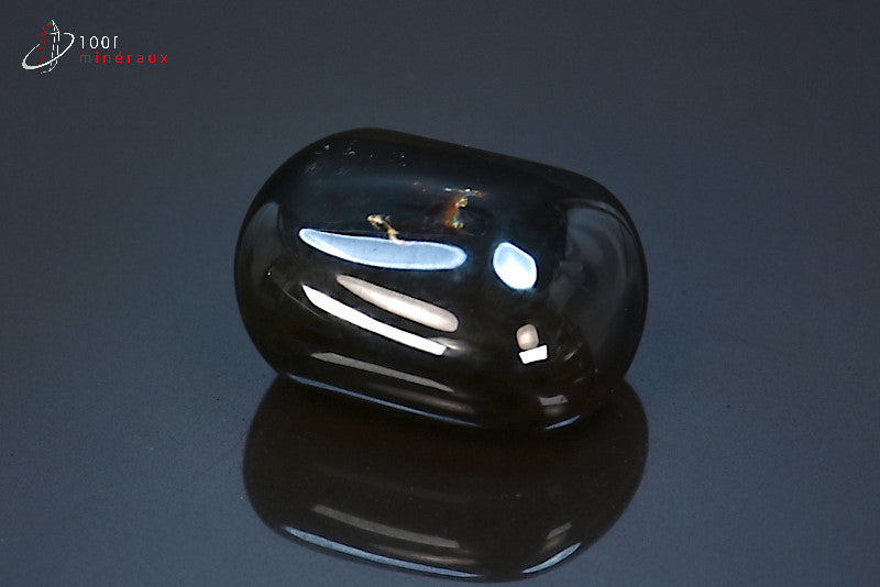 Fossile d'ambre bleu d'Indonésie