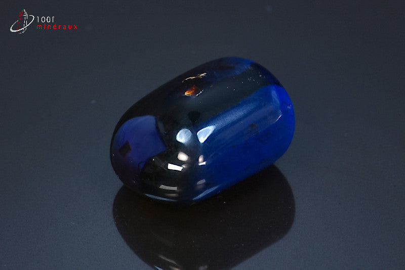 Fossile d'ambre bleu d'Indonésie