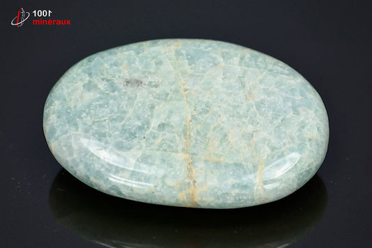 Minéral d'amazonite turquoise polie du Brésil