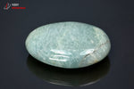 Amazonite polie en galet - Madagascar - minéraux polis 5,5 cm / 54g / BK353 - Vignette | 1001 minéraux