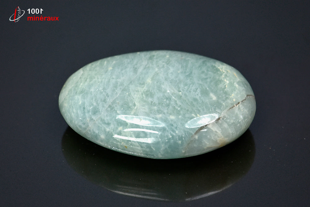 Minéral d'amazonite turquoise polie du Brésil