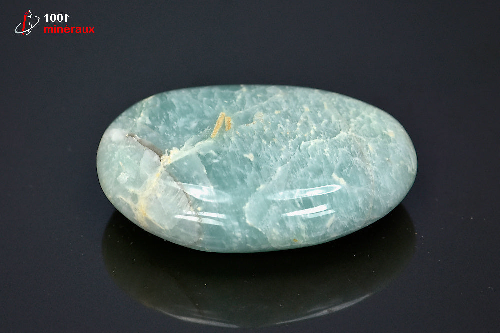 Minéral d'amazonite turquoise polie du Brésil
