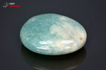 Amazonite polie en galet - Madagascar - minéraux polis 5,5 cm / 64g / BK354 - Vignette | 1001 minéraux